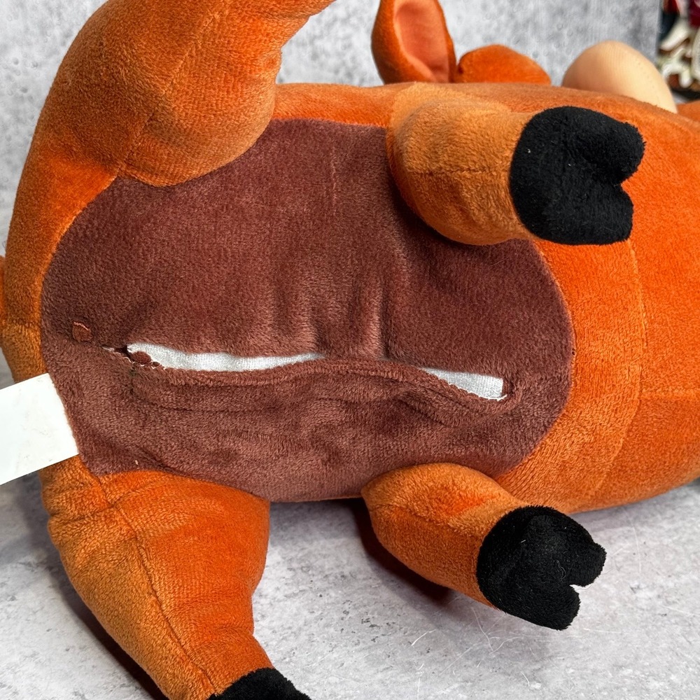 Disney Lion King Pumbaa Plush Toy Just Play Talking Warthog Green Grub 10 Inch - Picture 8 of 12